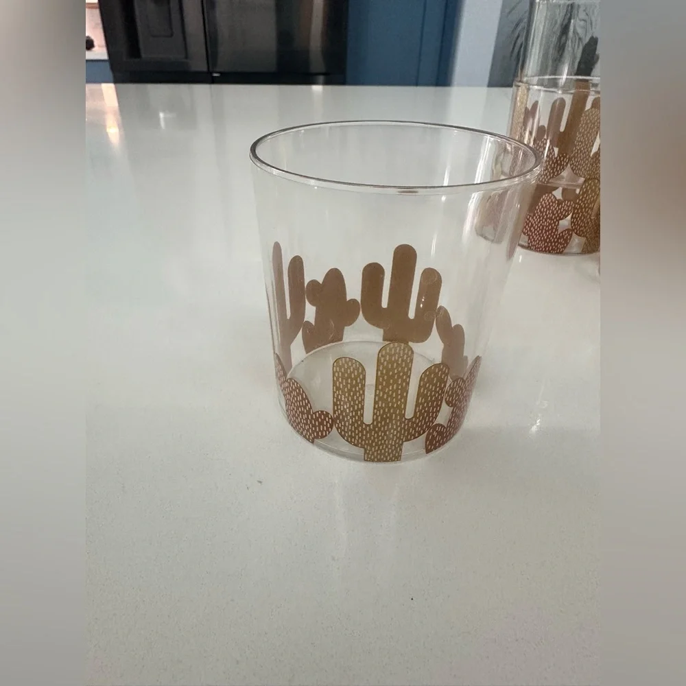 Cactus Pattern Cup Set - Picture 2 of 4